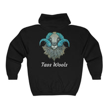 Load image into Gallery viewer, Taos Wools Ram-Full Zip Hooded Sweatshirt
