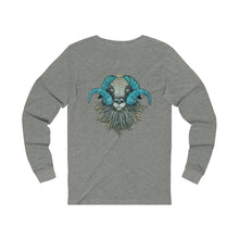 Load image into Gallery viewer, Taos Wools Front/Churro Ram Back-Long Sleeve Tee
