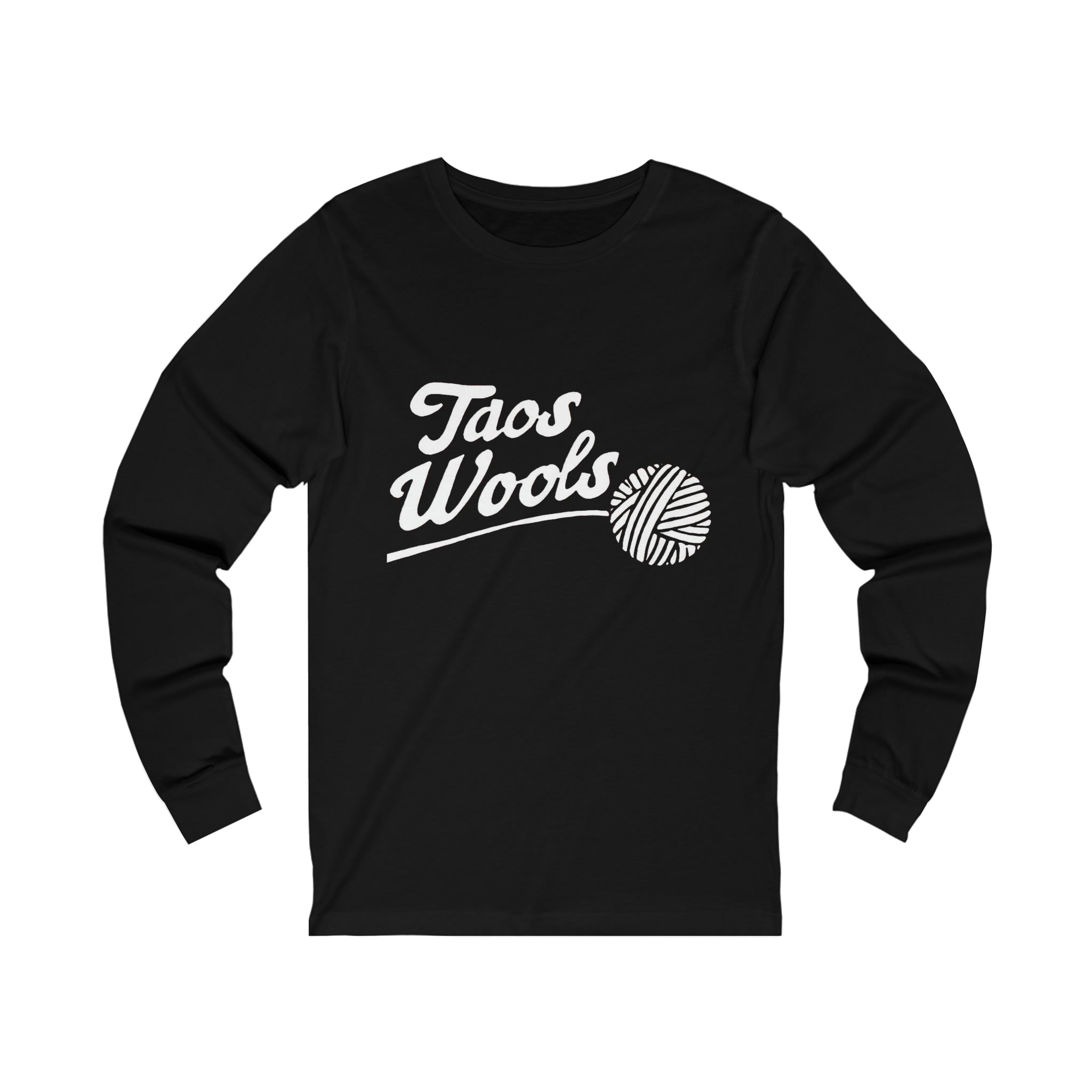 Taos Wools Front/Churro Ram Back-Long Sleeve Tee