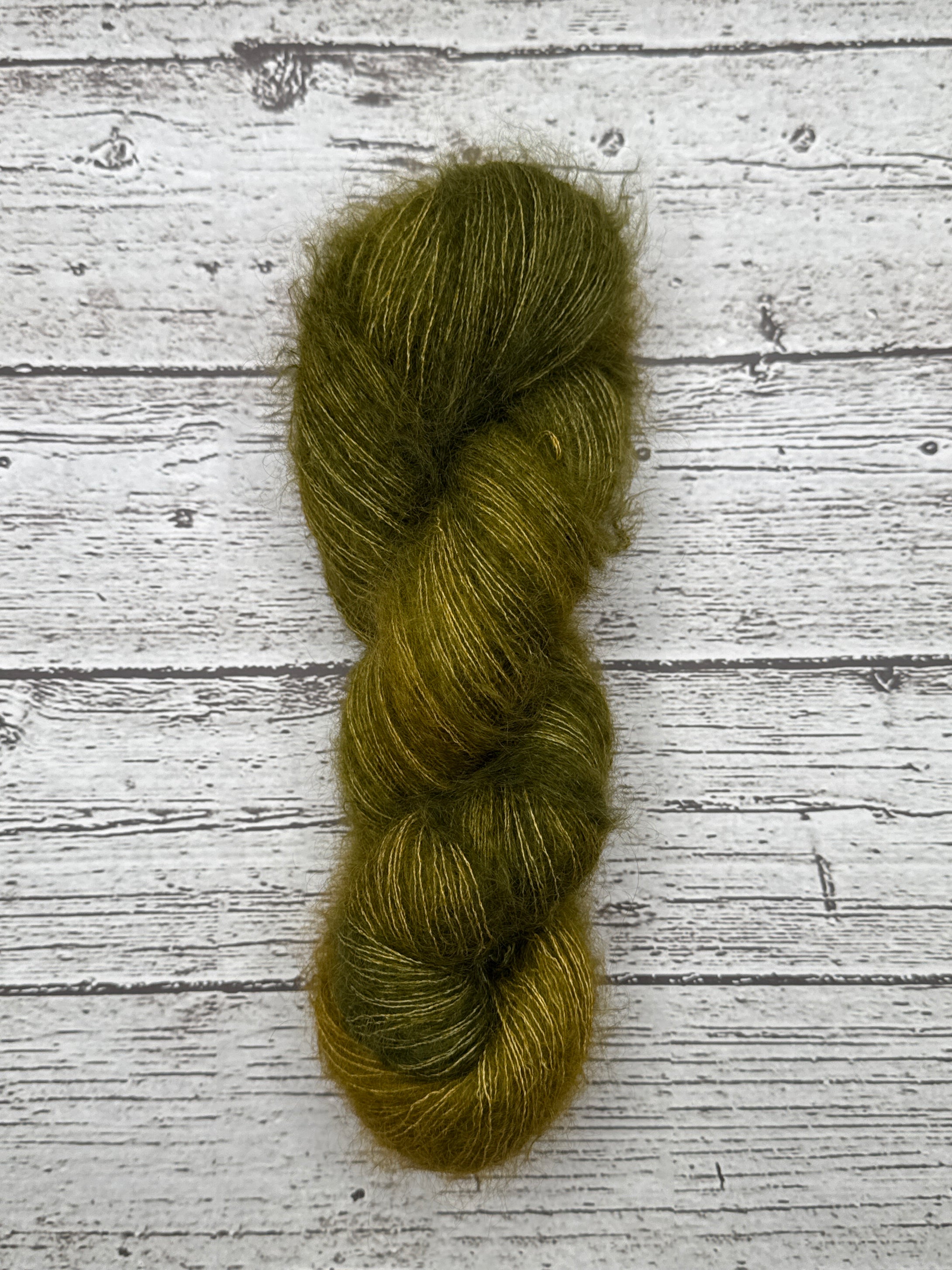 Brushed Mohair- Khaki