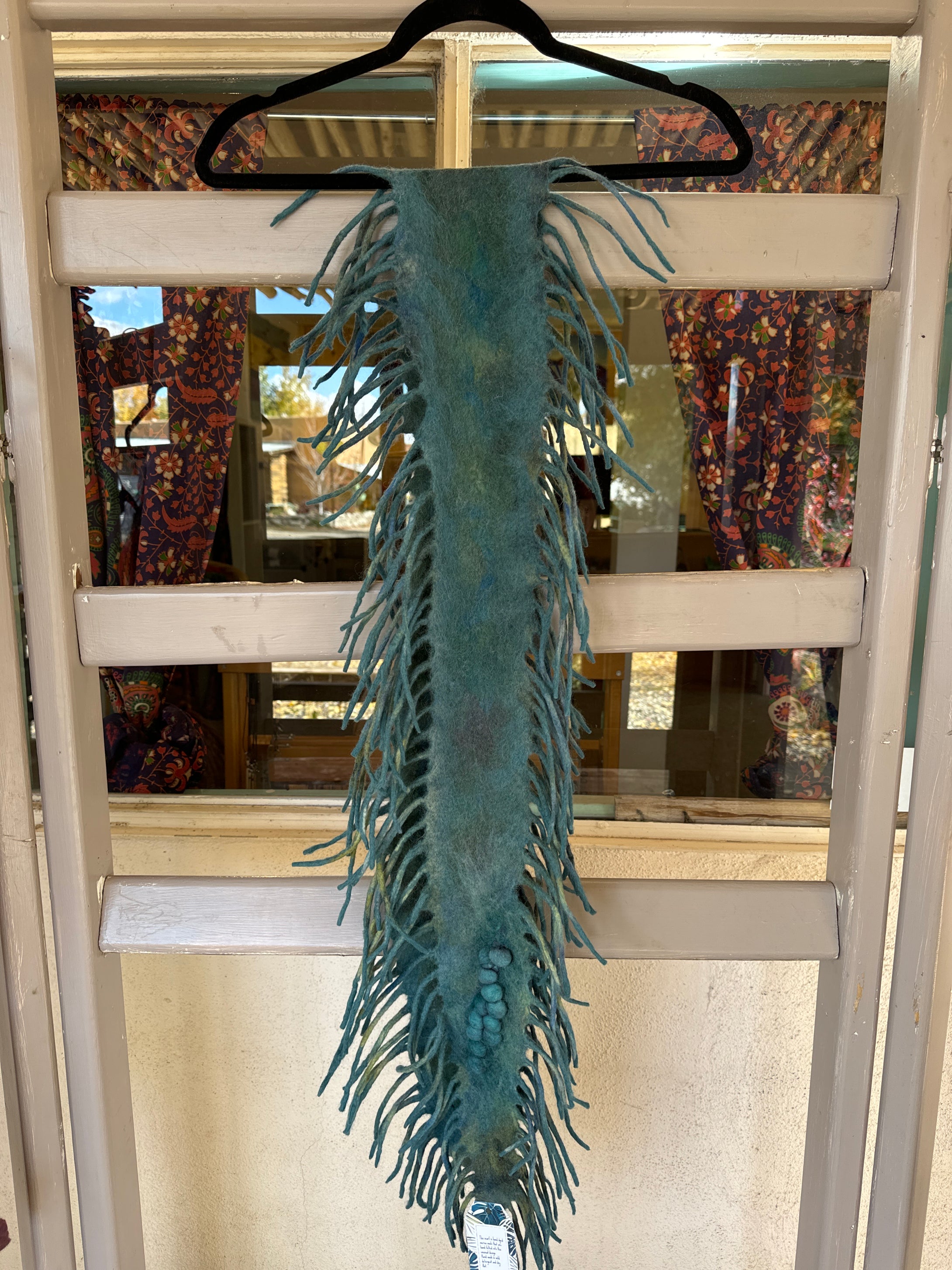 Felted wool scarf- Rica Salvador #7