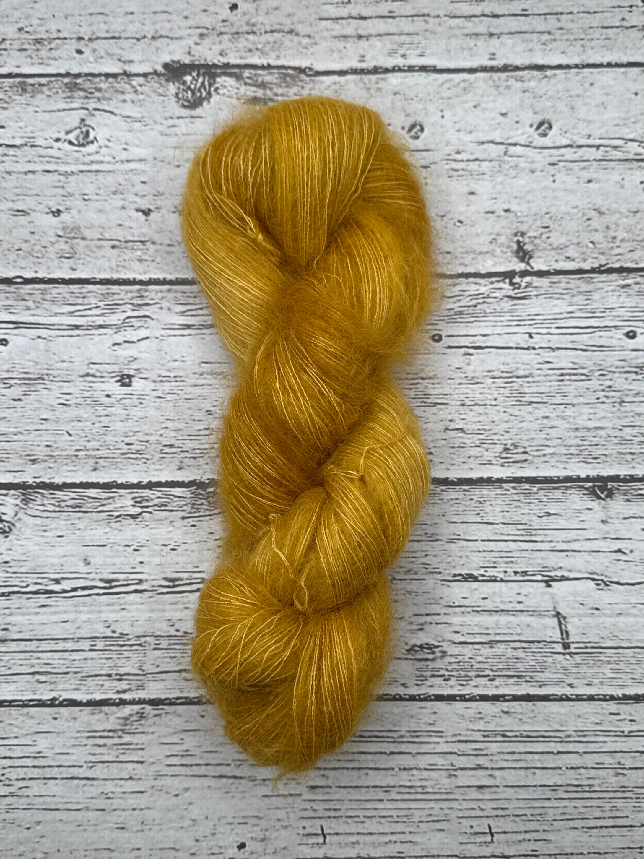 Brushed Mohair- Maize