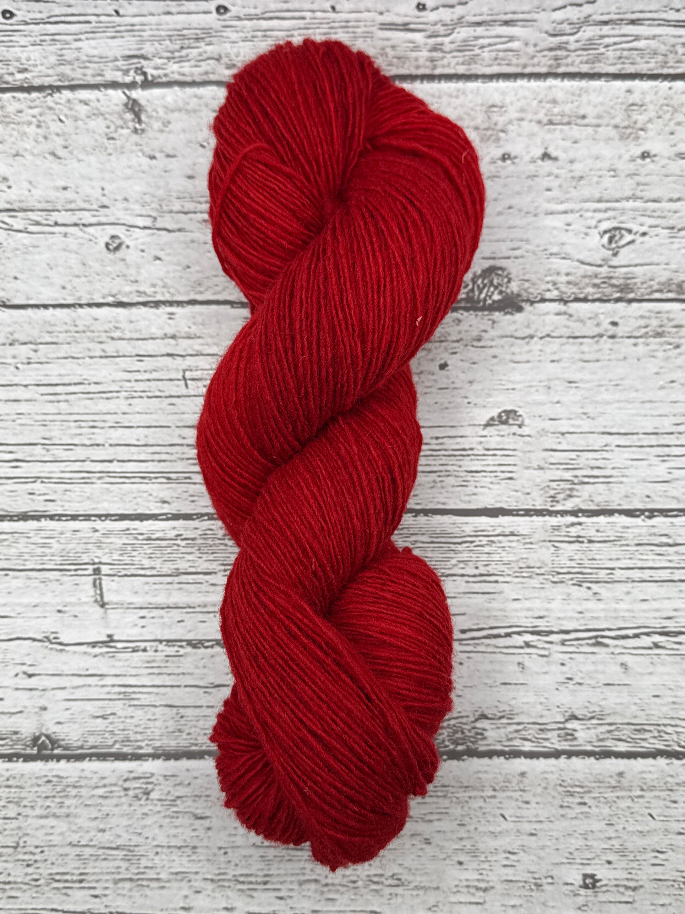 Red- Fine Tapestry Weight- “Chica”