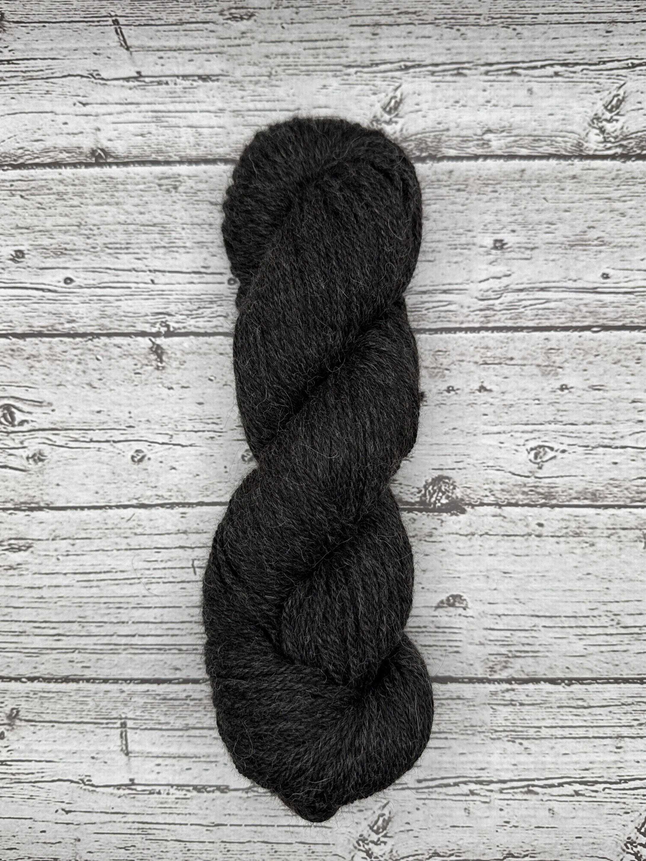 Apparel Series-Natural Charcoal Grey- Alpaca- Worsted Weight