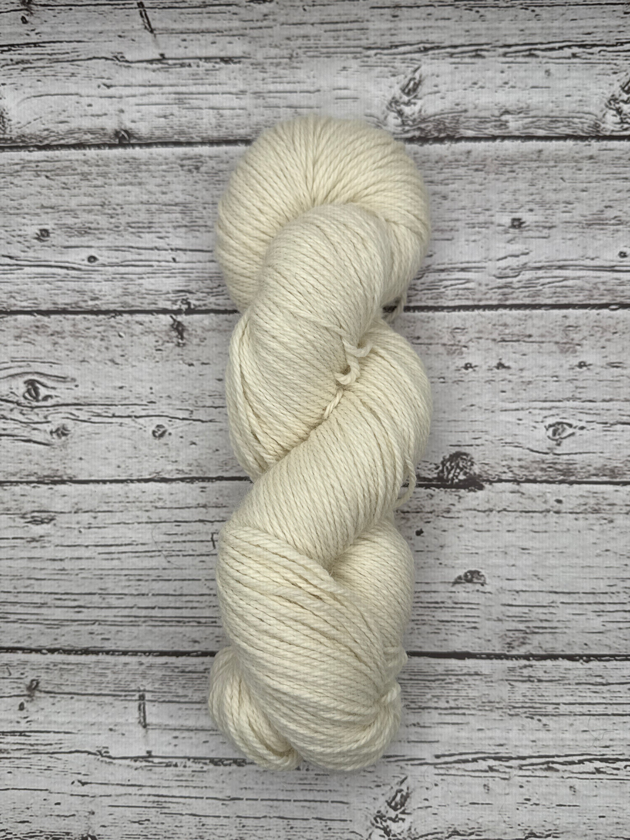 Apparel Series-Natural White-Alpaca- Worsted Weight