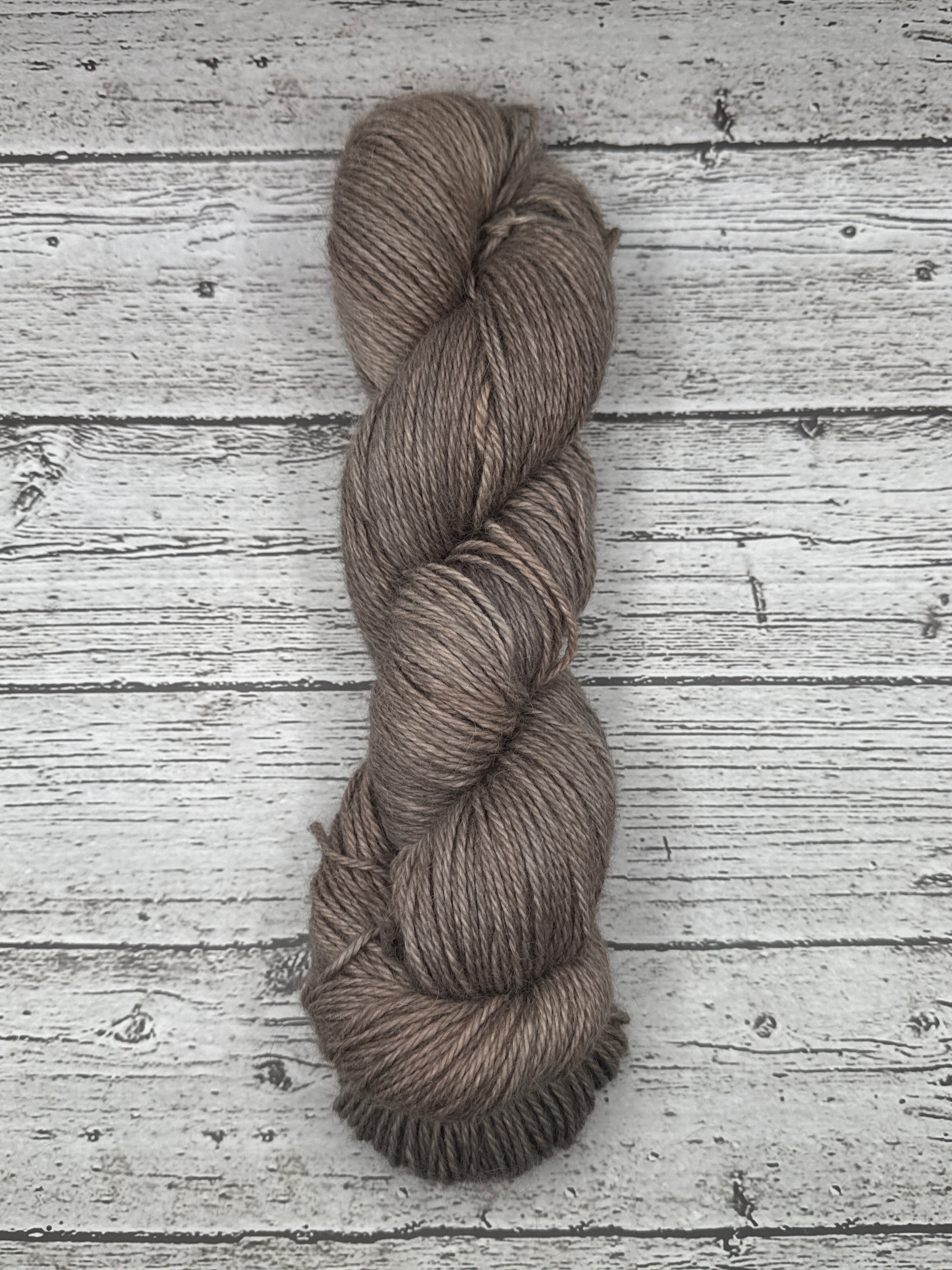 100% Alpaca- Color: Pewter (Worsted Weight)