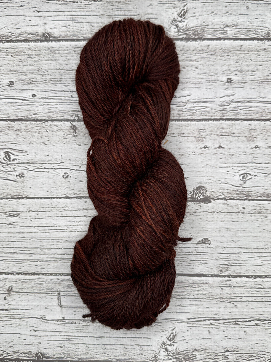 Apparel Series- Mahogany -Alpaca- Worsted Weight