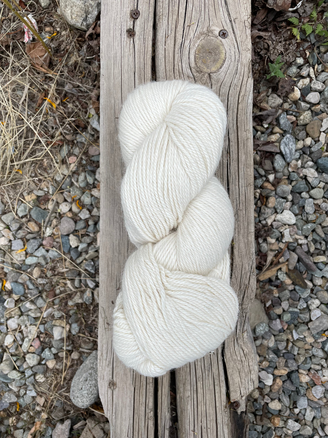 Apparel Series-Natural White-Alpaca- Worsted Weight